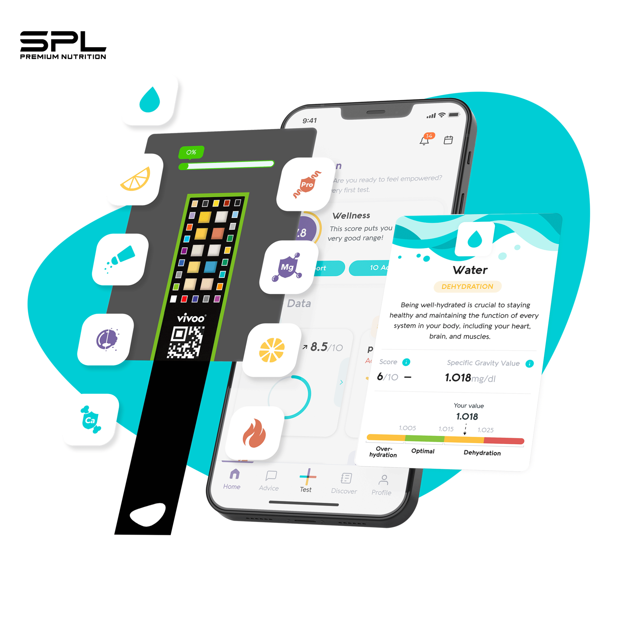 Vivoo Wellness-Test (4er Pack)