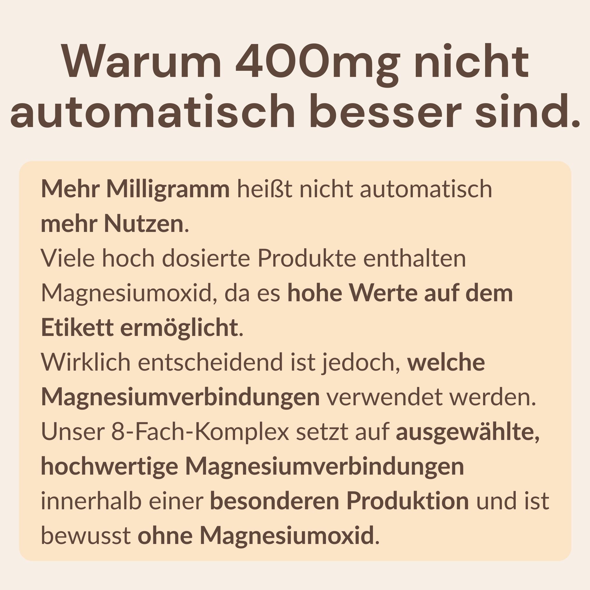 Magnesium 8-fach Komplex mit MultiPhasen-Technologie©