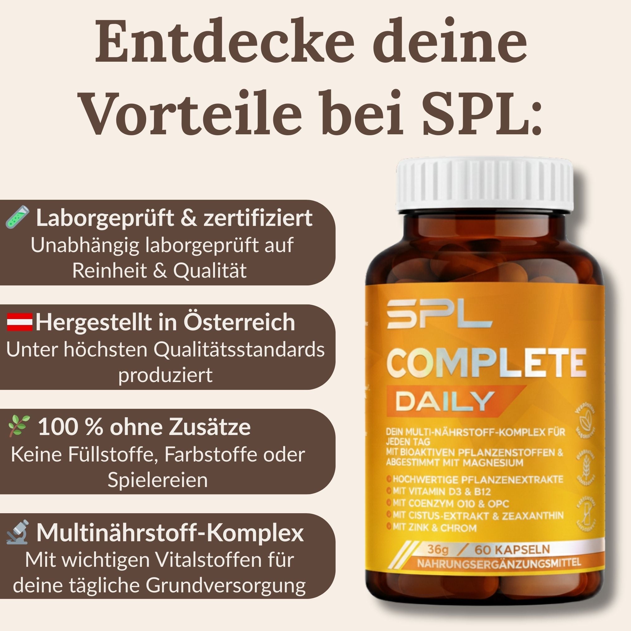 Multi-Nährstoff-Komplex Complete Daily