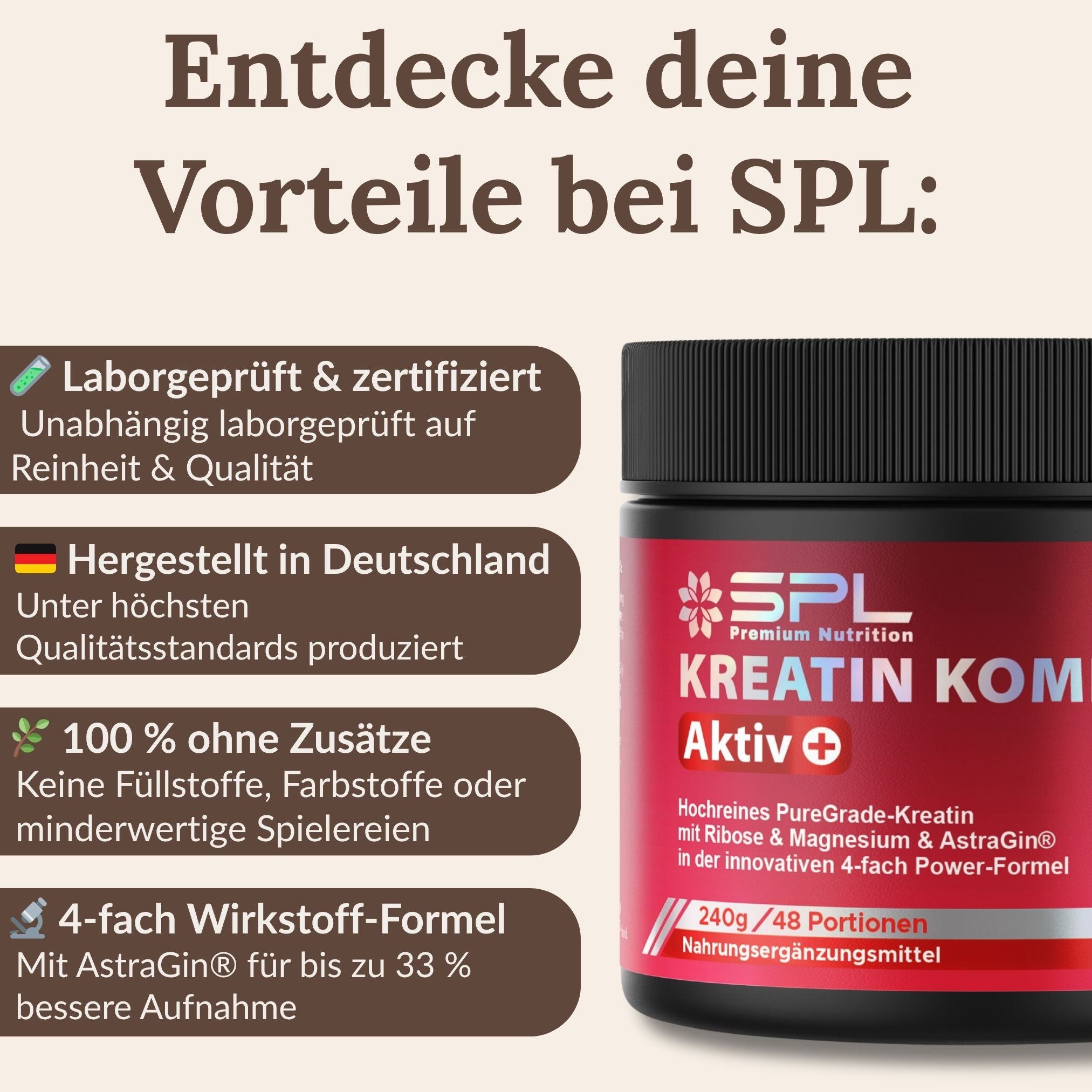 Kreatin Komplex mit AstraGin®