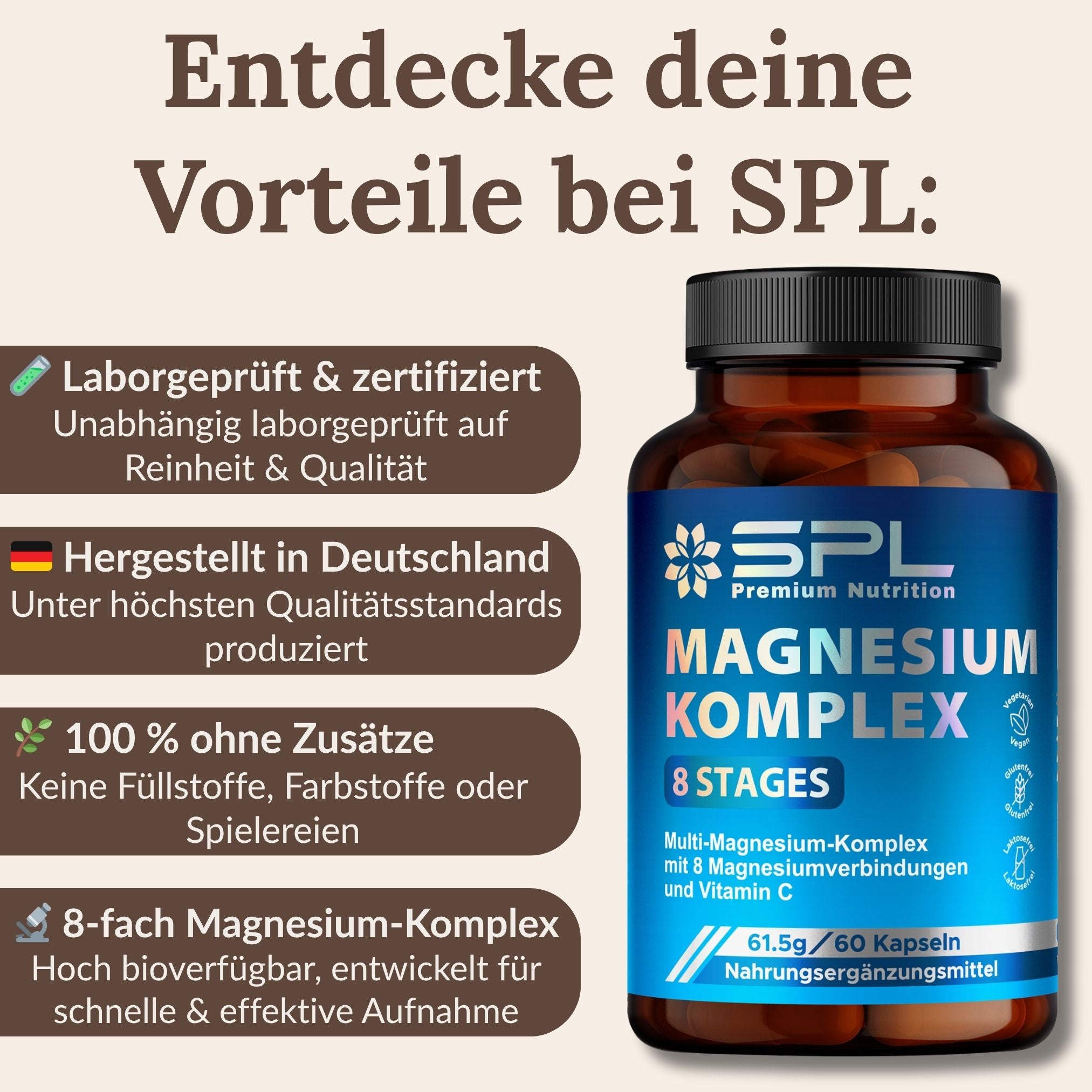 Magnesium 8-fach Komplex mit MultiPhasen-Technologie©