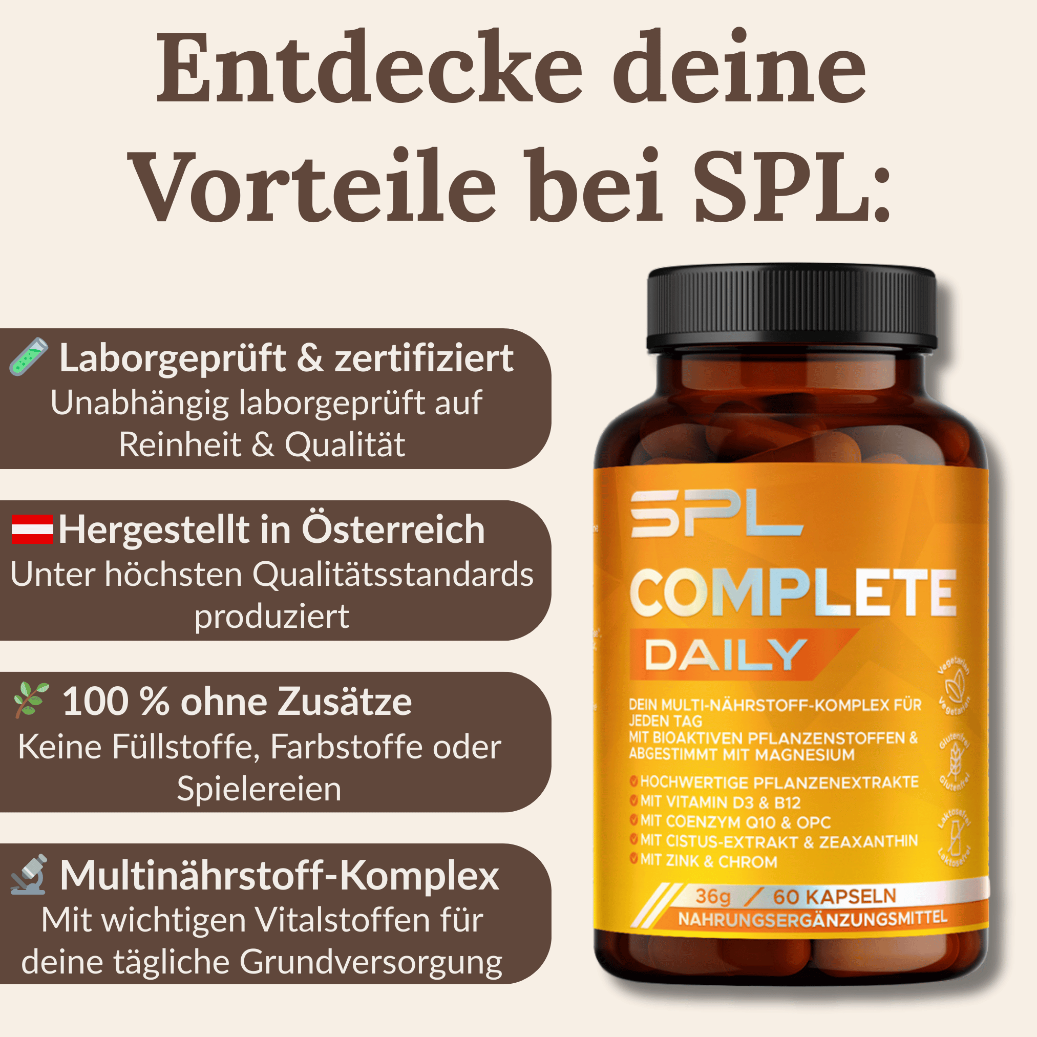 Multi-Nährstoff-Komplex Complete Daily