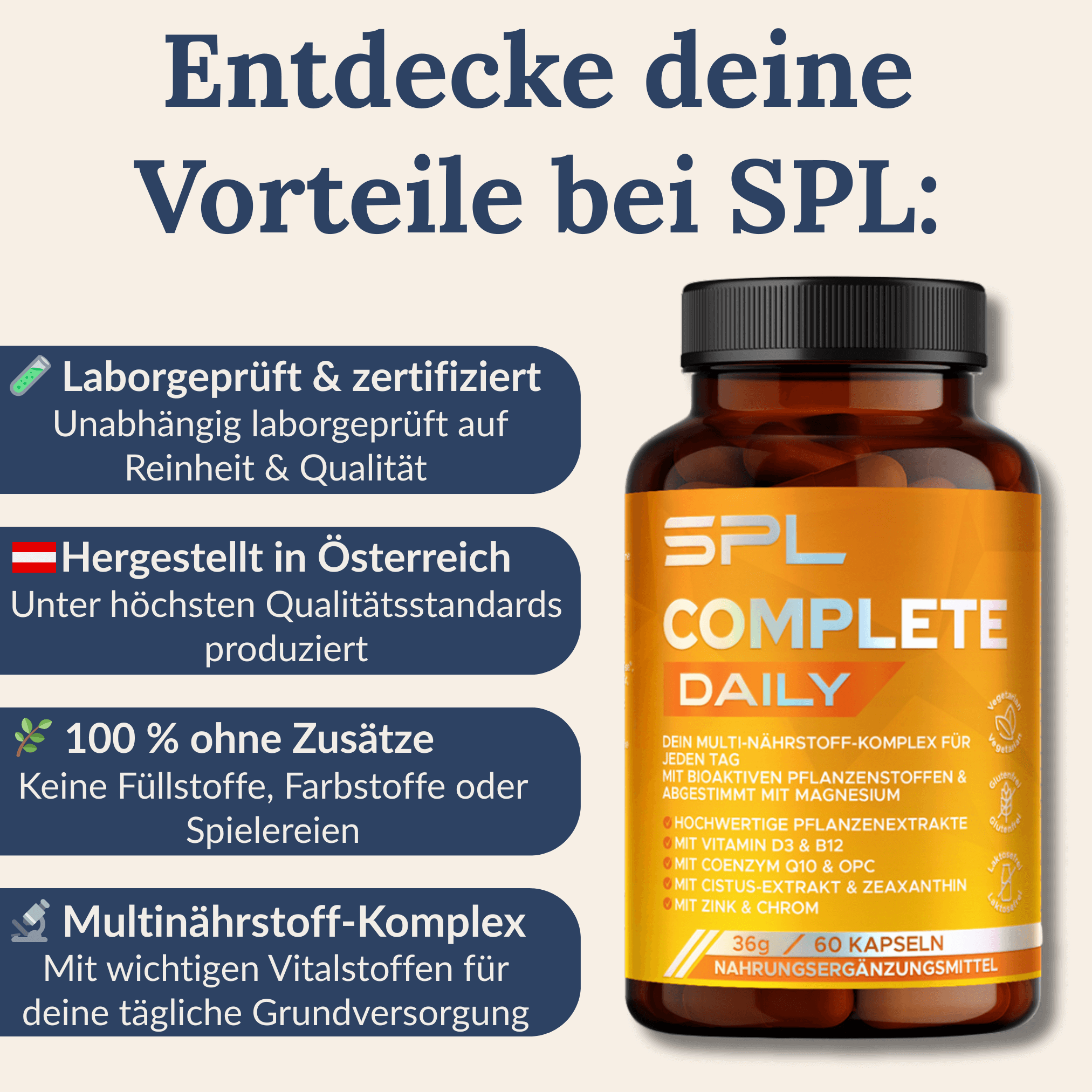Multi-Nährstoff-Komplex Complete Daily