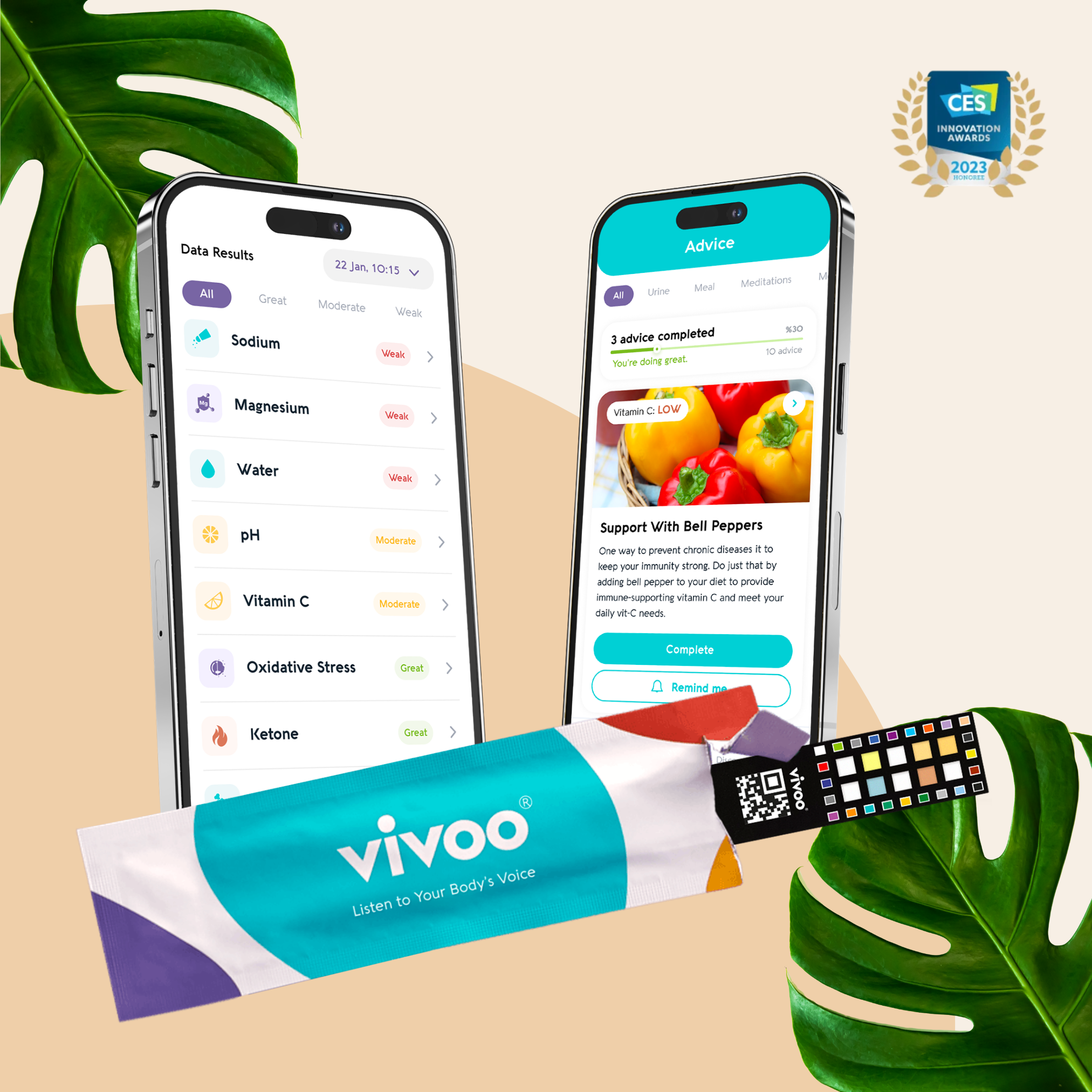 Vivoo Wellness-Test (4er Pack)